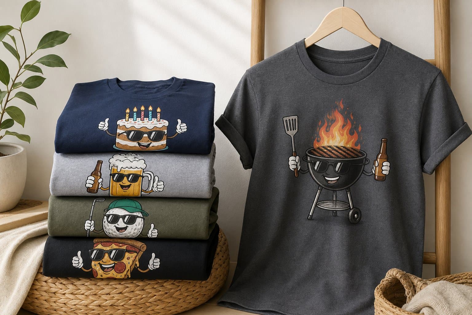 Roliga t-shirts födelsedagspresent till man