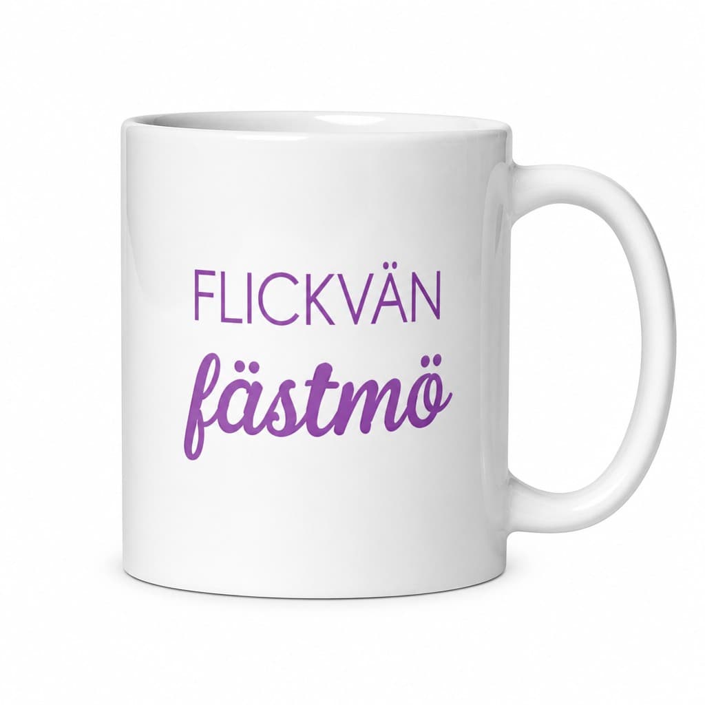 Rolig mugg Flickvän fästmö – FLICKVÄN fästmö