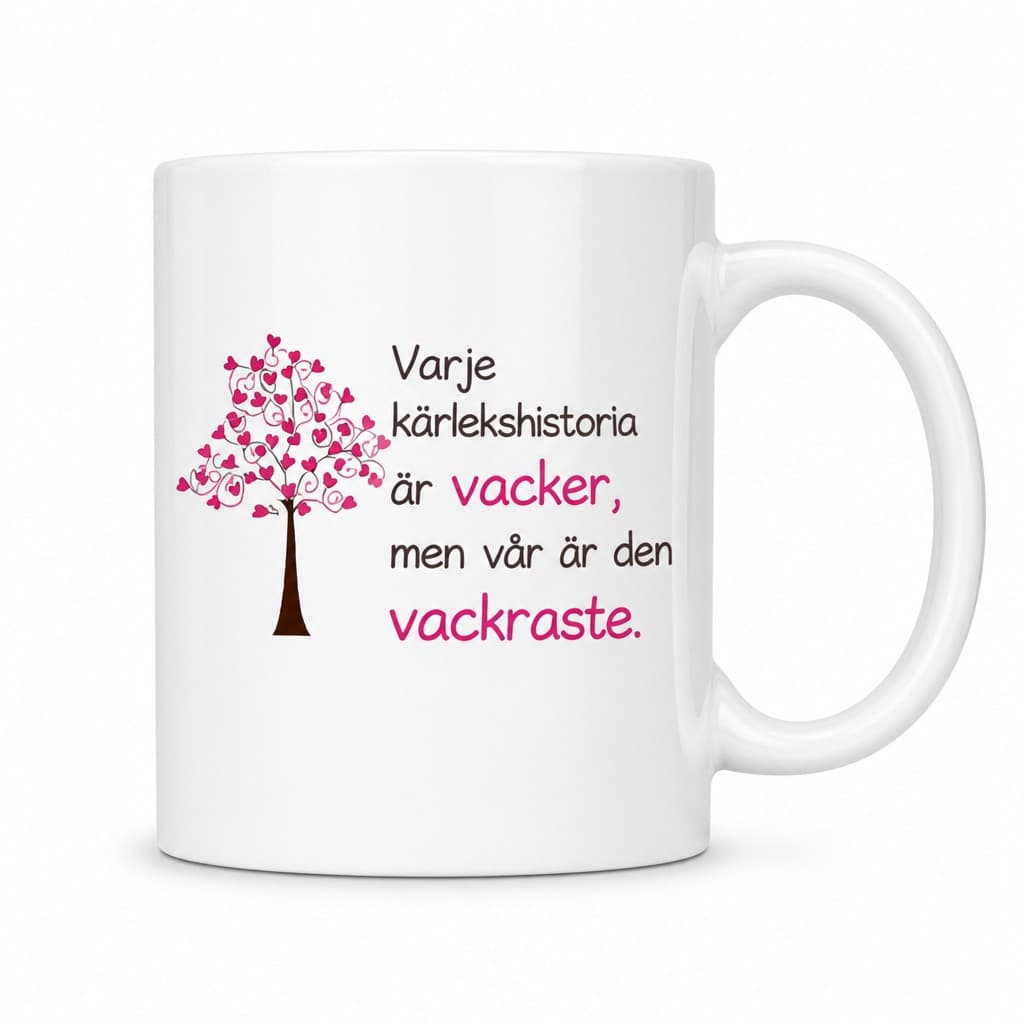 Rolig mugg Kärlekshistoria – Varje kärlekshistoria